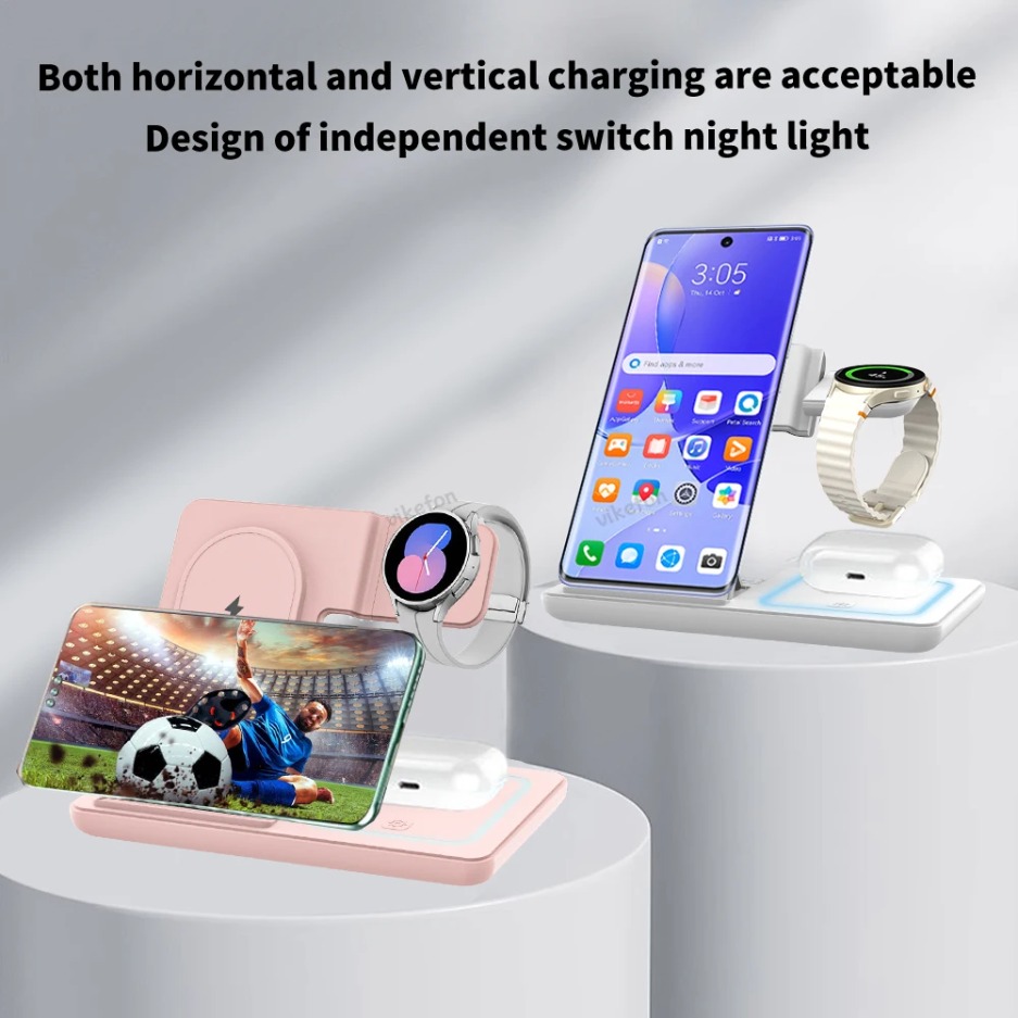 3 In 1 Foldable Wireless Charg - Watch Charger Cable 리뷰 및 가격