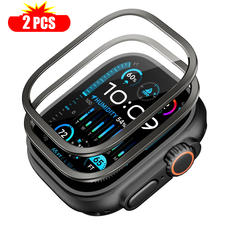 2pcs Tempered Glass for Apple  - Smartwatch Straps & Accessories 리뷰 및 가격