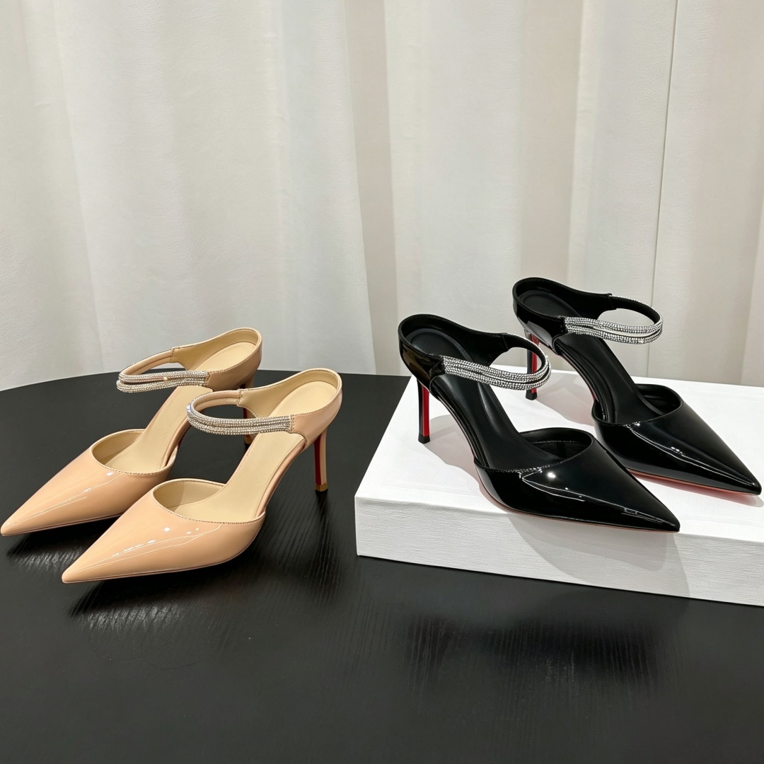 Women Patent Leather Pointed T - Leather Classic Strap 리뷰 및 가격