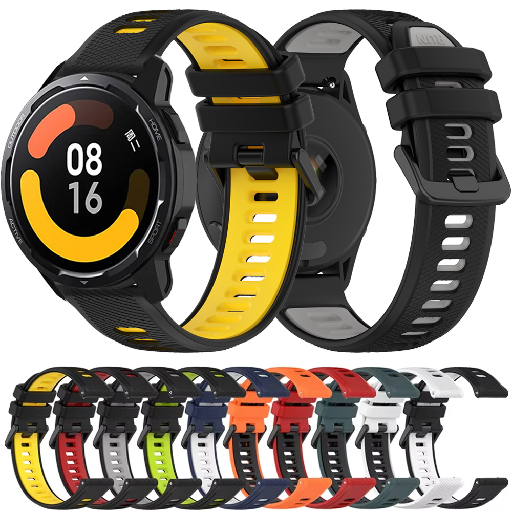 22mm Silicone Watch Band for X - Xiaomi Smartwatch S3 Accessories 리뷰 및 가격